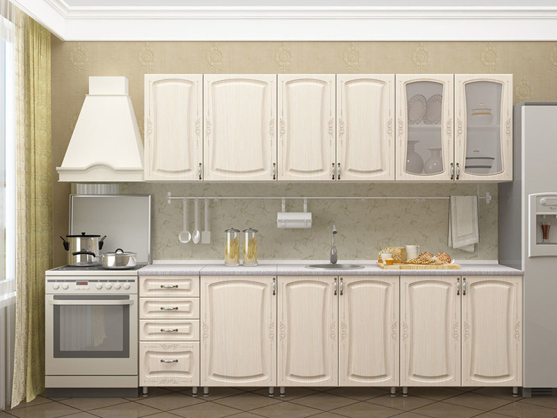 Кухонный Гарнитур Бельгия МДФ 2500 мм
