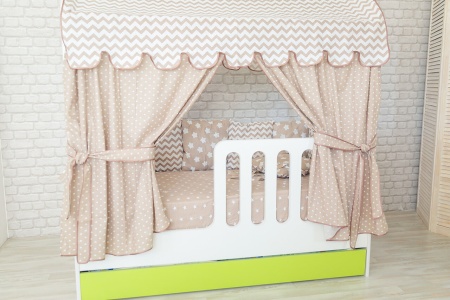 Кровать Сказка (Домик со Вторым Выдвижным Местом)/Спальное Место 800 х 1600 мм