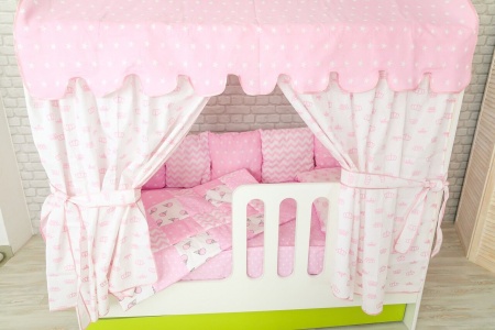 Кровать Сказка (Домик со Вторым Выдвижным Местом)/Спальное Место 800 х 1600 мм