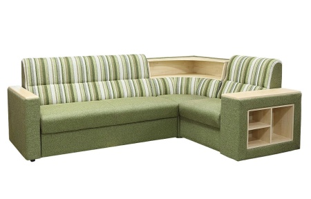 Угловой Диван с Полками Магнолия №1/Разные Цвета Ш-2570 х Г-1900 х В-960 мм