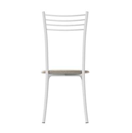 Комплект стульев Кассия (4 шт), белый велюр бежевый