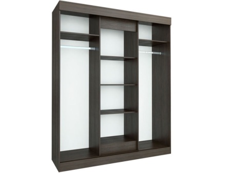 Шкаф-Купе Фиджи (Ш-1500/1700 х В-2100 х Г-540 мм)/Разные Цвета 