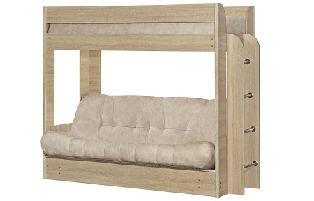 Диван-Кровать Fashion Двухъярусная с Матрасом/Разные Цвета Ш-2090 х  Г-860- х 1730 мм