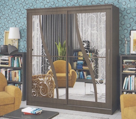 Шкаф-Купе Барселона №207 Разные Цвета (Д-1500/1700/2000 х  В-2200 х Г-600 мм)