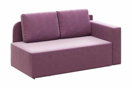 Диван кушетка Кайли правый сиреневый
